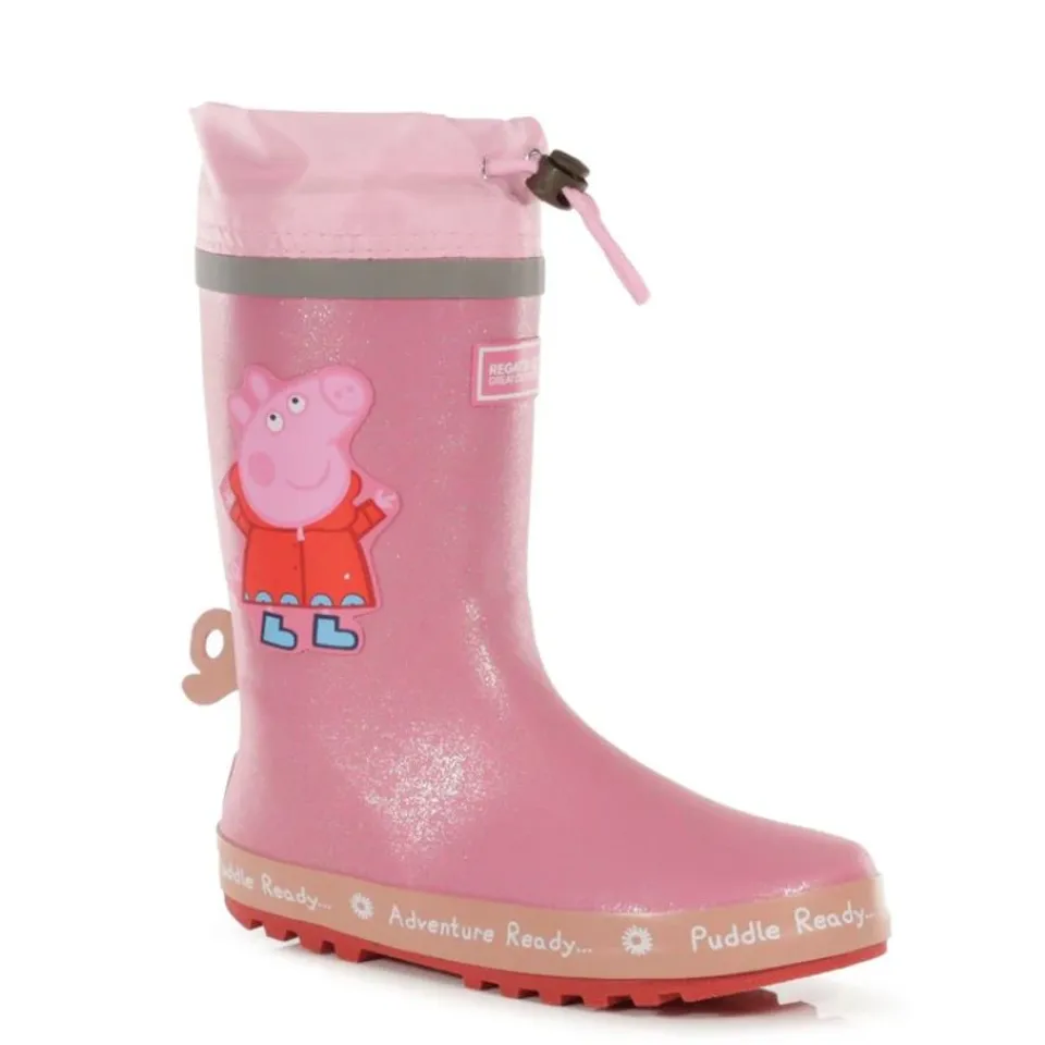 REGATTA BABY RAIN BOOTS PEPPA PIG PINK SIZE CHILDS 12