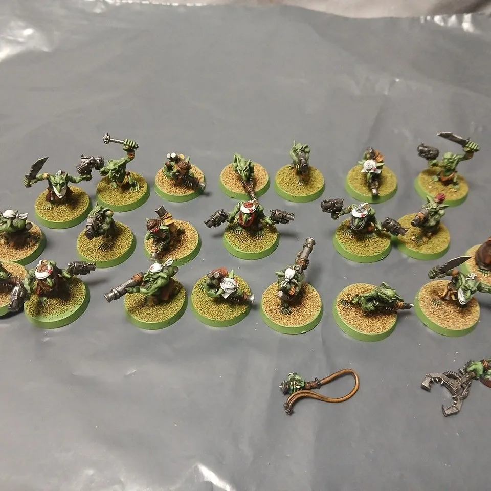 LOT OF 19 GOBLIN HAND PAINTED FIGURINES