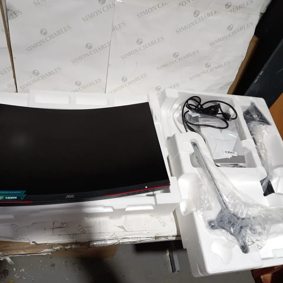 AOC GAMING CQ27G3SU - 27 INCH QHD CURVED MONITOR 165HZ