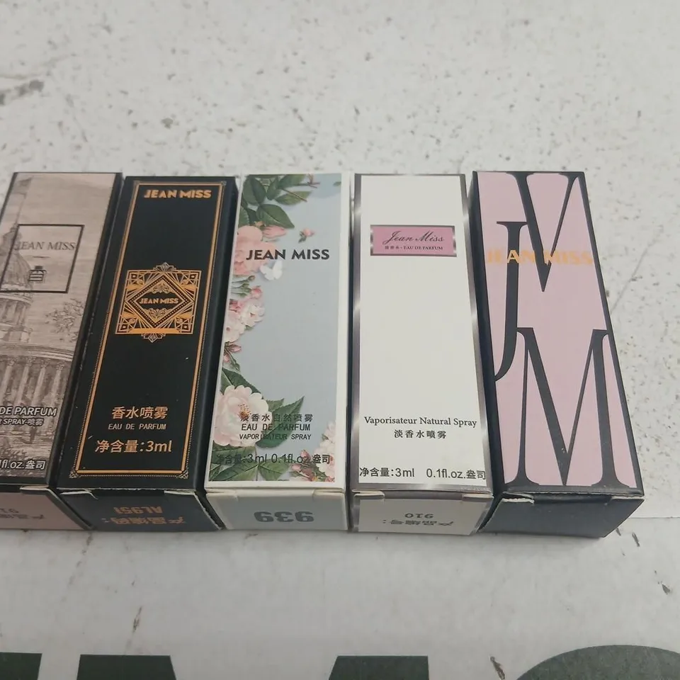 LARGE QUANTITY OF JEAN MISS 3ML FRAGRANCES