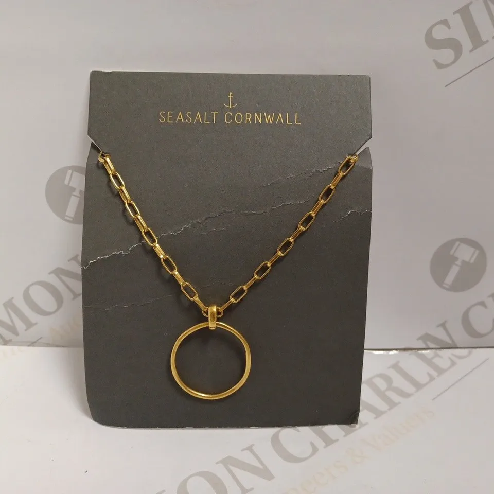 SEASALT CORNWALL GOLD EFFECT NECKLACE