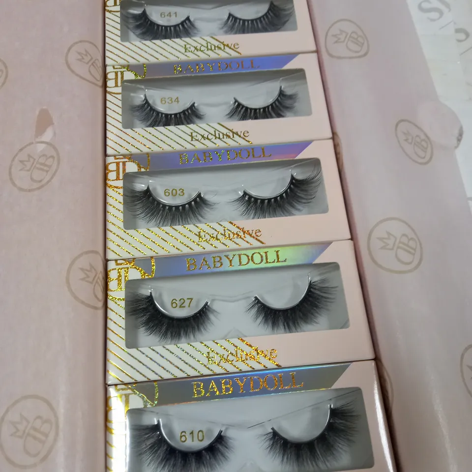 BABY DOLL COSMETICS PRIMARK LAUNCH FAUX MINK LASHES 5 x SETS