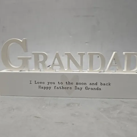 PERSONALISED WOODEN GRANDAD ORNAMENT