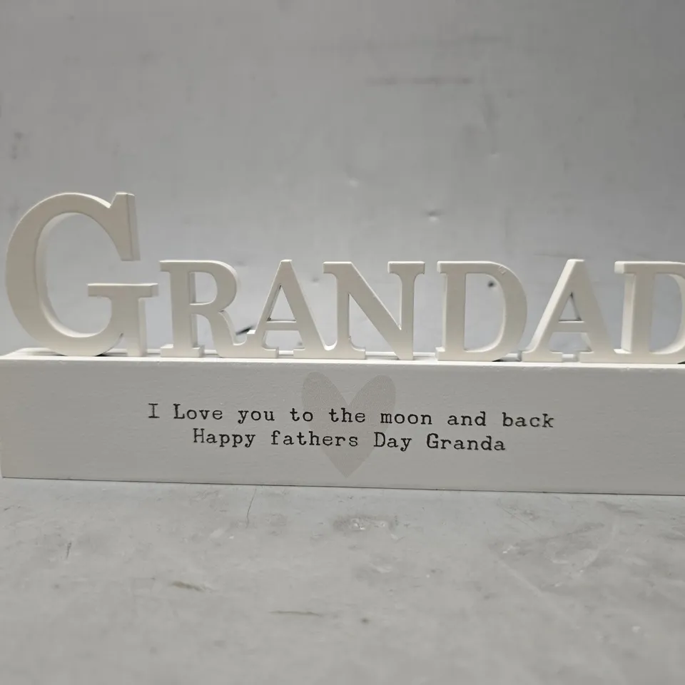 PERSONALISED WOODEN GRANDAD ORNAMENT