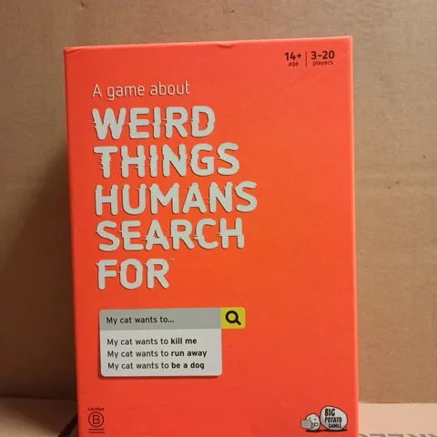 BIG POTATO GAMES – A GAME ABOUT WEIRD THINGS HUMANS SEARCH FOR (BOARD GAME)