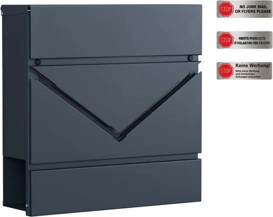 Lot 1270: BOXED SONGMICS LETTER BOX, WALL-MOUNTED POST BOX - 5563385 ...