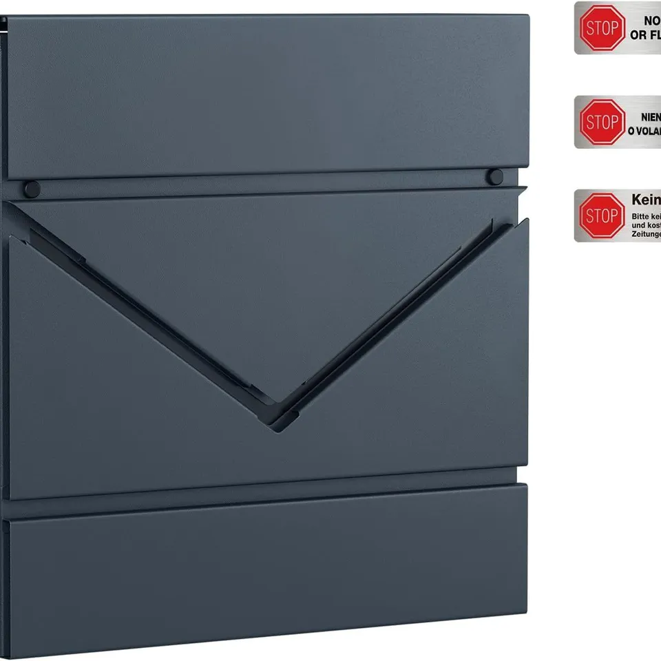 BOXED SONGMICS LETTER BOX, WALL-MOUNTED POST BOX