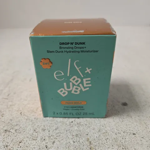 E.L.F. + BUBBLE DROP N' DUNK BRONZE DROPS+ SLAM DUNK HYDRATING MOISTURIZER
