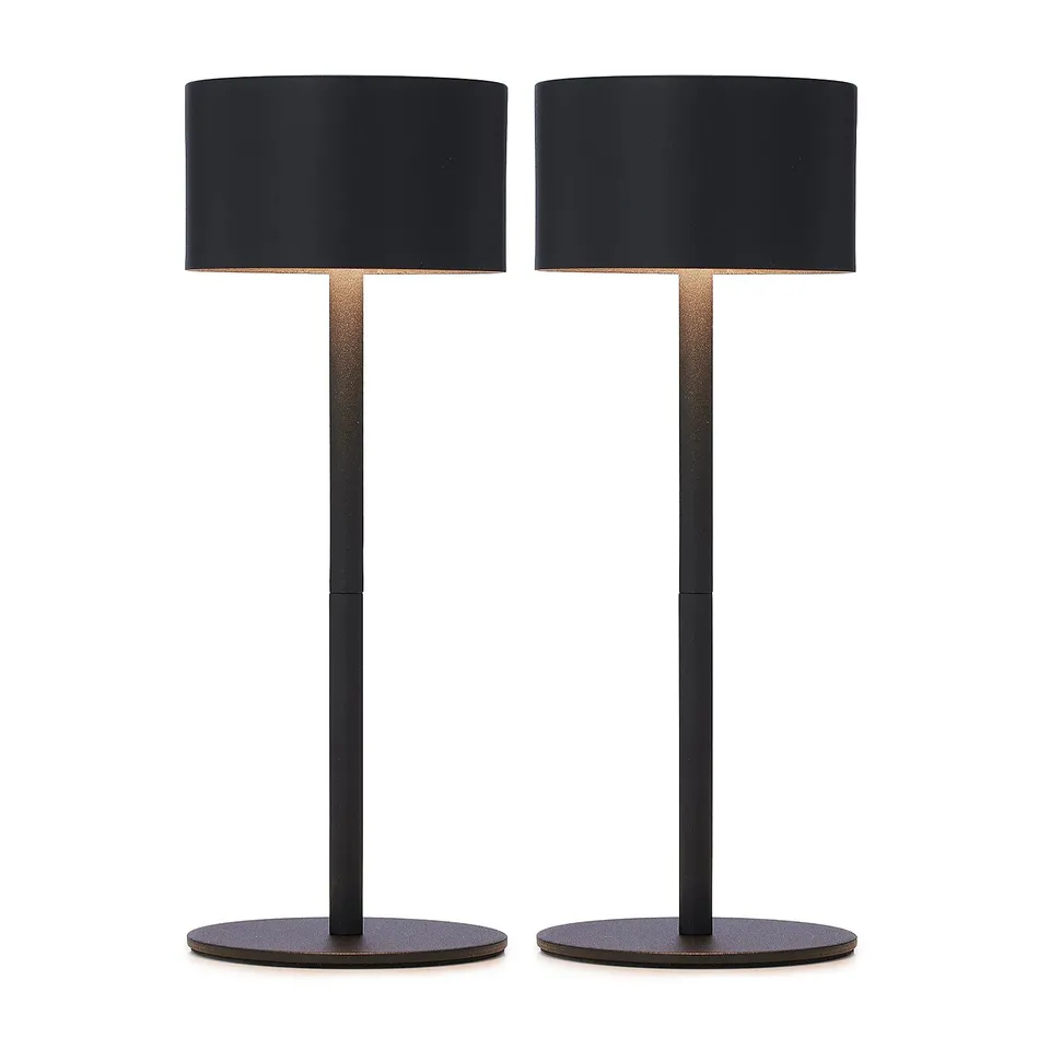SFIXX LED RECHARGEABLE TABLE LAMP SET OF 2 