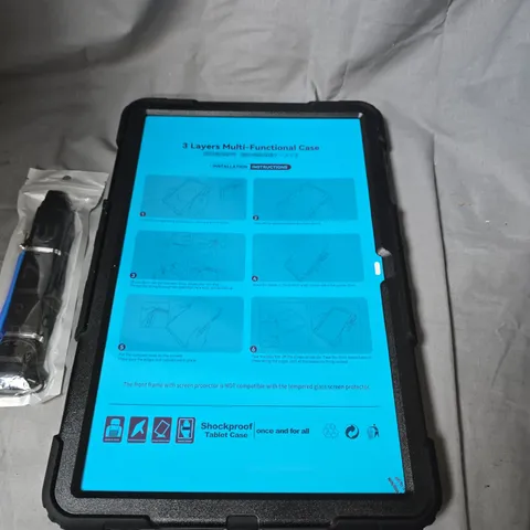 BOX OF APPROXIMATELY 17 RUGGED TABLET CASE WITH KICKSTAND AND HAND STRAP – 