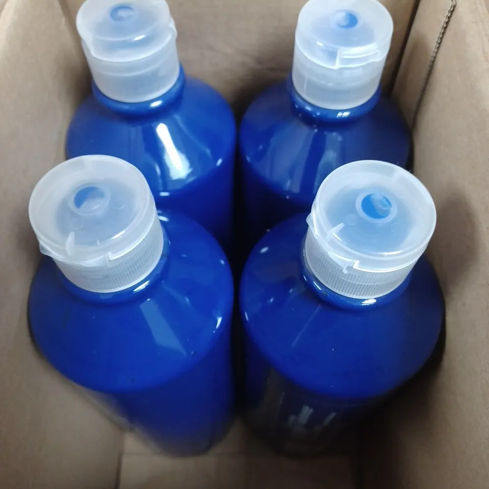 BIG COLOUR CO. READY MIXED PAINT IN BLUE (BOX OF 6 X 600ML BOTTLES) - COLLECTION ONLY