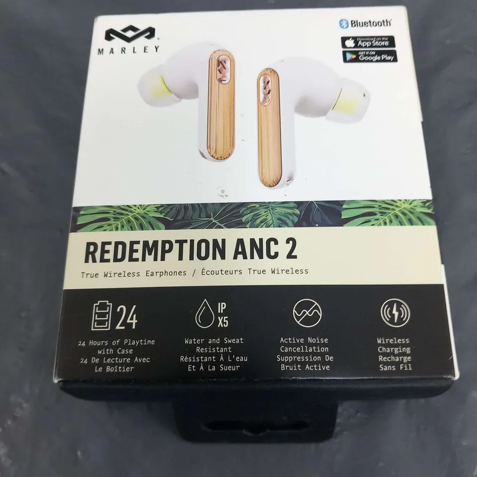 BOXED MARLEY REDEMTION ANC 2 TRUE WIRELESS EARPHONES