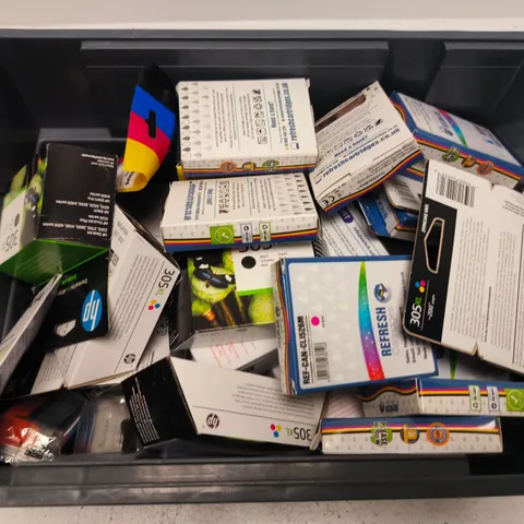 APPROXIMATELY 15 ASSORTED PRINTER INKS TO INCLUDE HP 305XL, SWITCH E2438, REFRESH CARTRIDGES, ETC
