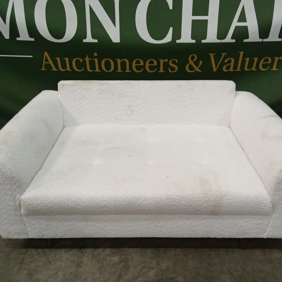 RUNE 2 SEATER FABRIC SOFA - NATURAL RRP £699