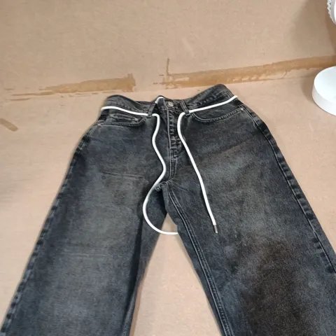 ABOUT:BLANK (ABL) RELAXED DENIM JEANS β ANTIQUE BLACK, SIZE S