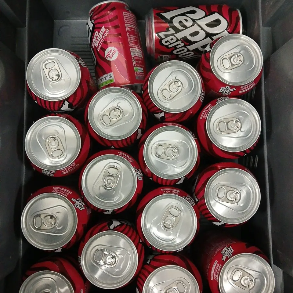 17 X DR PEPPER ZERO CANS - 17 X 330ML - COLLECTION ONLY 