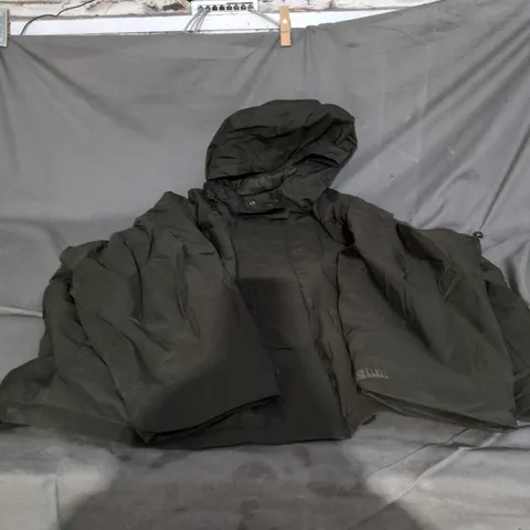 UK 20 SEA SALT CORNWALL RAINS WATERPROOF RAINCOAT – BLACK