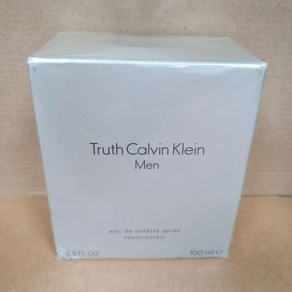 BOXED AND SEALED TRUTH CALVIN KLEIN MEN EAU DE TOILETTE 100ML