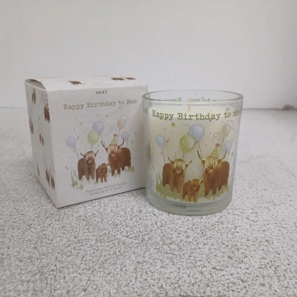 NEXT HAPPY BIRTHDAY TO MOO CANDLE 210G