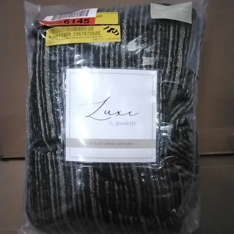 BAGGED JUPITER POLYESTER ROOM DARKENING CURTAIN PANEL PAIR