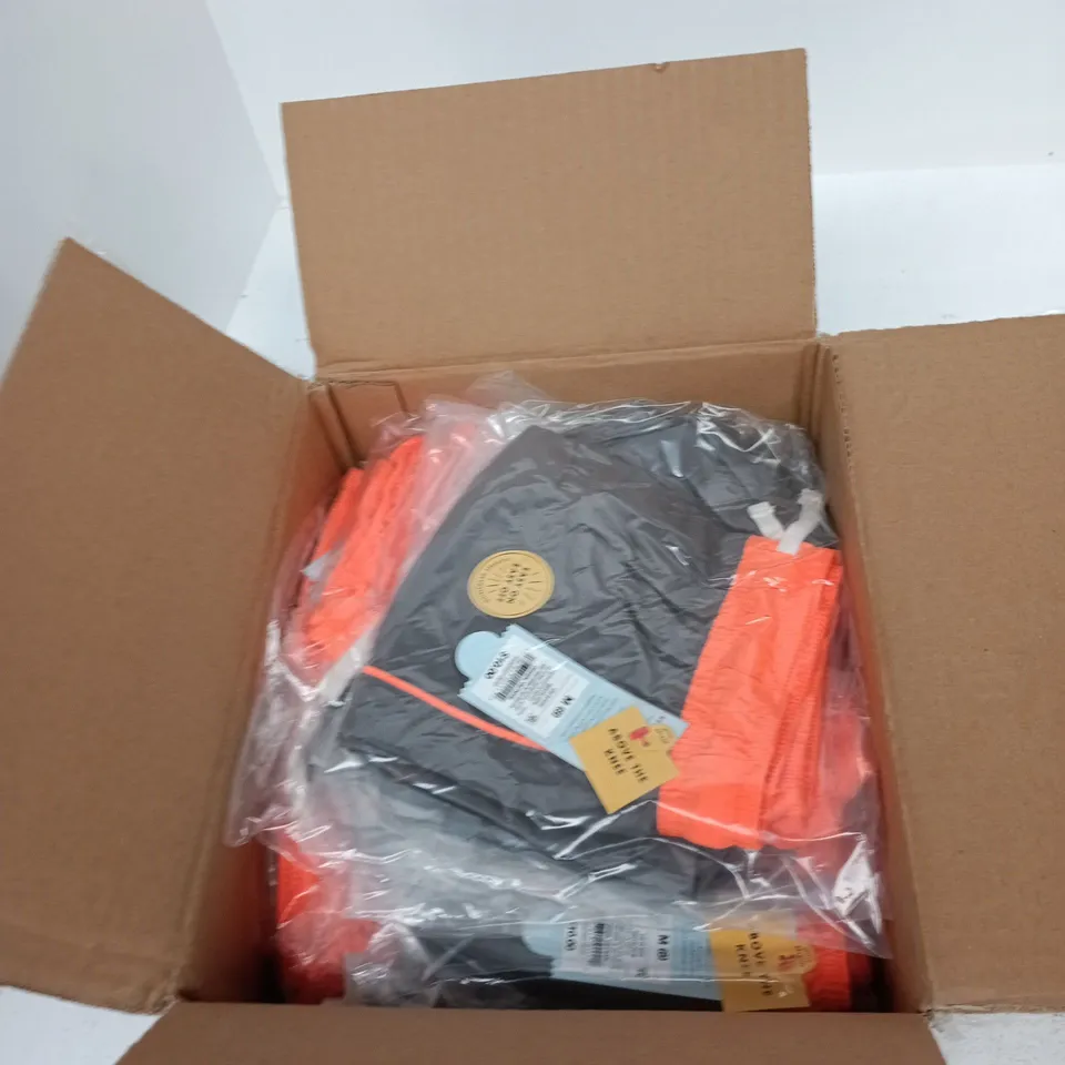 BOX OF APPROXIMATELY 12 CAT AND JACK GRAY SWIM SHORTS IN ASSORTED SIZES