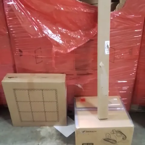 PALLET OF ASSORTED HOUSEHOLD GOODS AND PRODUCTS TO INCLUDE;PLAY MAT,LED LIGHT STRIP,ELLIPTICAL TRAINER