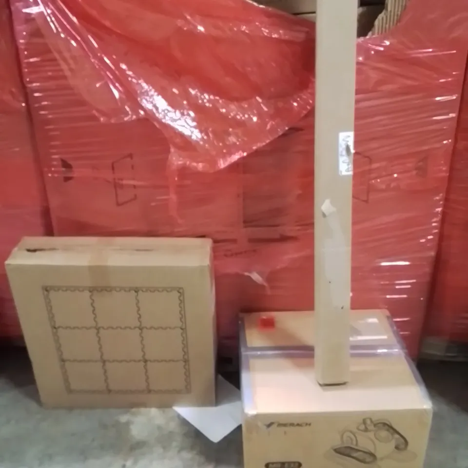 PALLET OF ASSORTED HOUSEHOLD GOODS AND PRODUCTS TO INCLUDE;PLAY MAT,LED LIGHT STRIP,ELLIPTICAL TRAINER