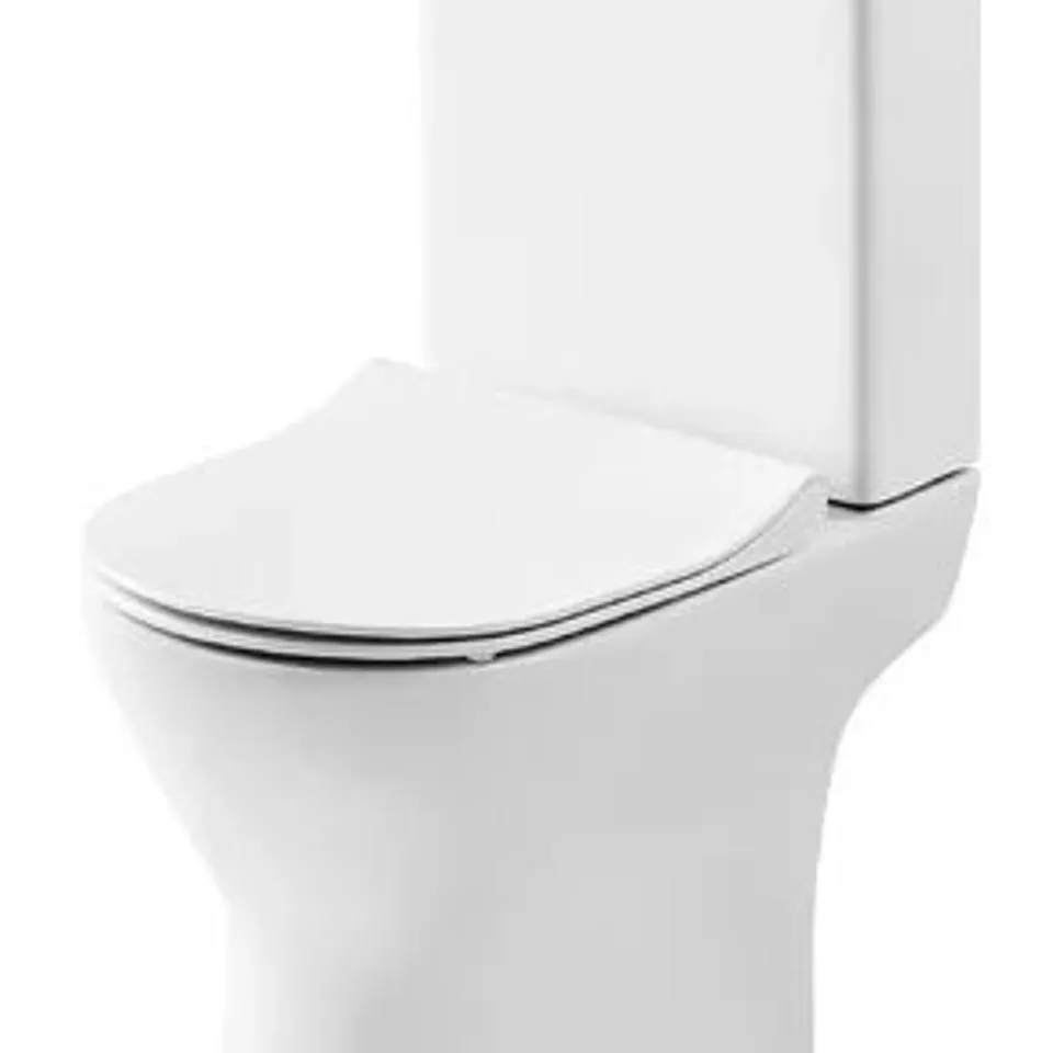 BOXED CLOSE COUPLED TOILET WITH BUTTON