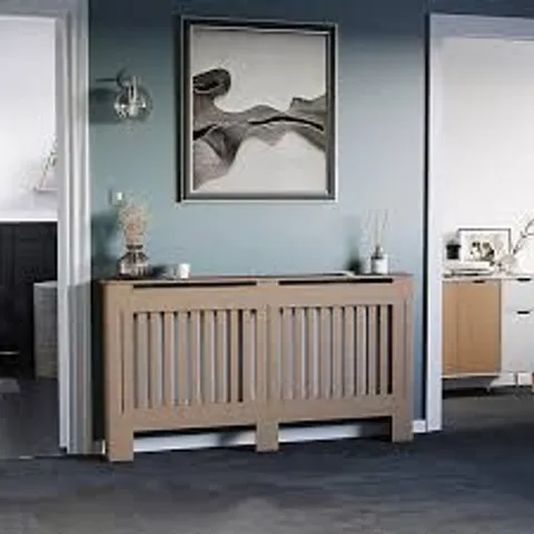 BOXED VIDA DESIGNS CHELSEA RADIATOR COVER LARGE- H 80CM X W 141CM X D 16CM