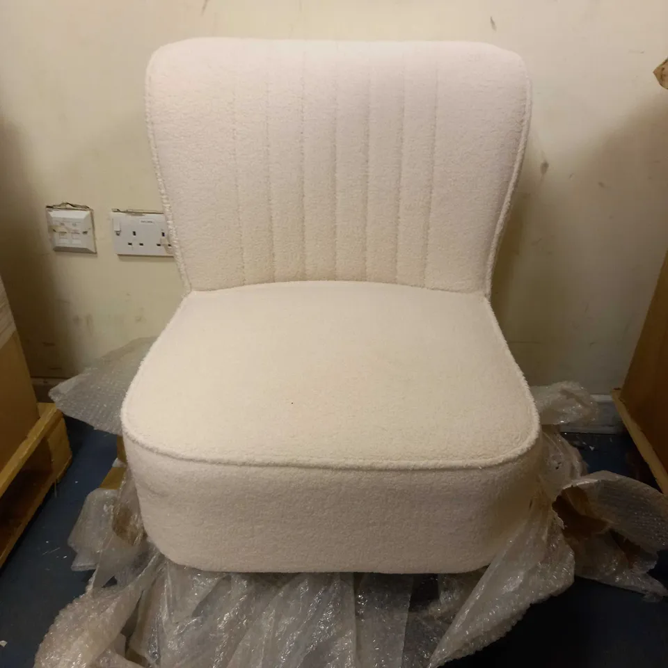 POPPY BOUCLE CHAIR - COLLECTION ONLY  RRP £159.99