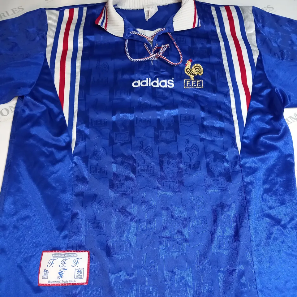 FRANCE FC RETRO HOME SHIRT SIZE 38/40