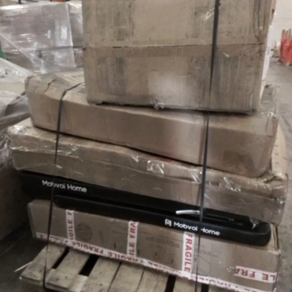 PALLET OF APPROXIMATELY 6 UNPROCESSED RAW RETURN HOUSEHOLD AND ELECTRICAL GOODS TO INCLUDE;