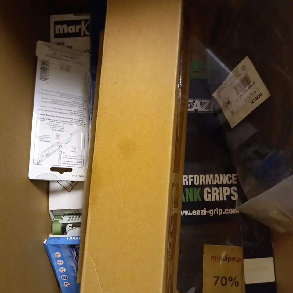 LOT OF APPROX 12 ASSORTED TOOLS & EQUIPMENT TO INCLUDE AUTO HEATER FAN, SLIDE MICROSCOPE, AIR FILTER, ETC