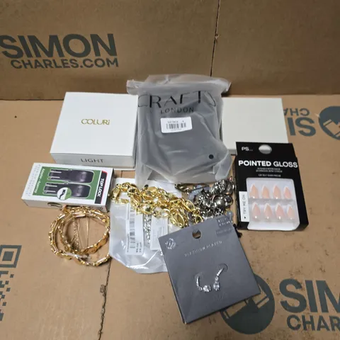 APPROXIMATELY 20 ASSORTED JEWELLERY ITEMS TO INCLUDE BRANDS SUCH AS CRAFTD, COLURI, M&S, ETC