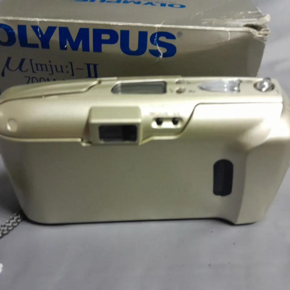 BOXED OLYMPUS ZOOM 80 CAMERA