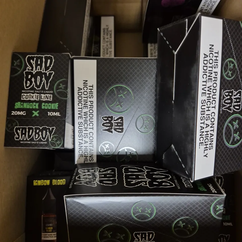 APPROXIMATELY 12 SAD BOY E-LIQUID MULTIPACKS