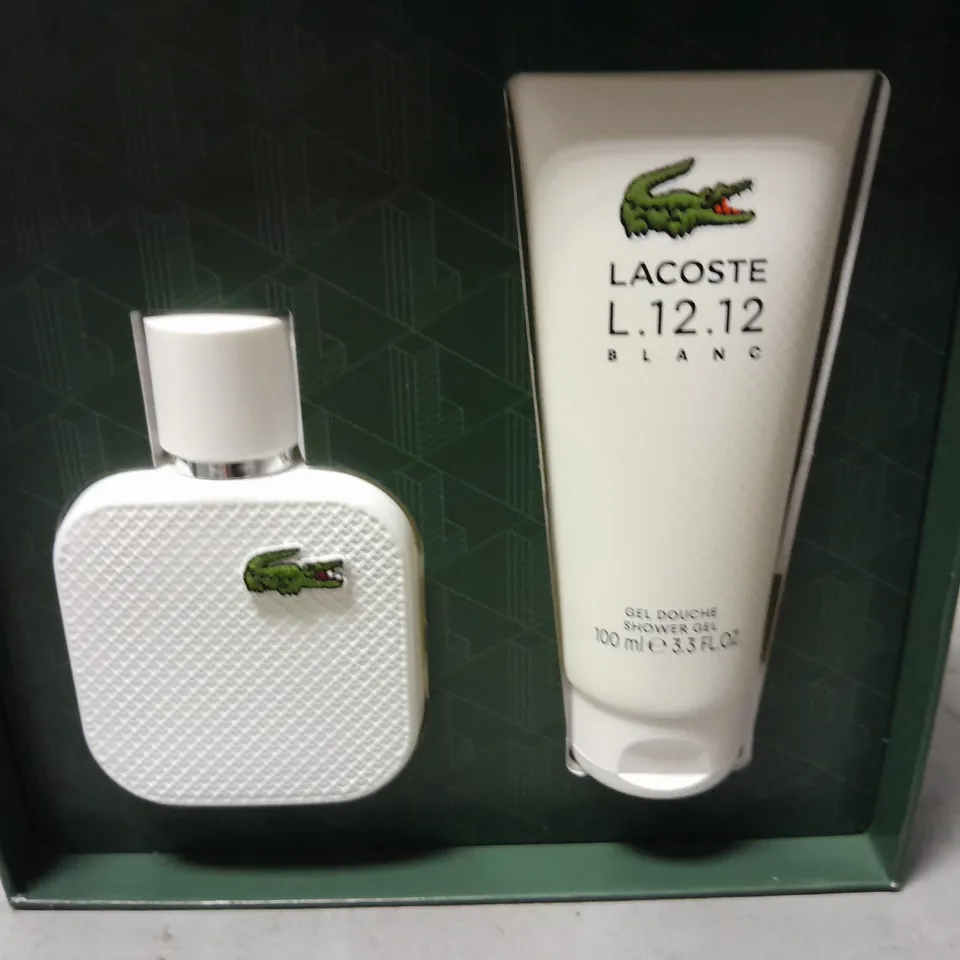 BOXED LACOSTE L.12.12 BLANC 2-PIECE FRAGRANCE SET