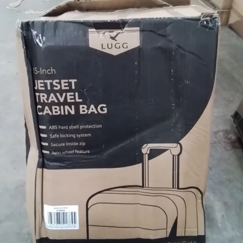 BOXED LUGG JETSET 15" TRAVEL CABIN SUITCASE ROSE GOLD