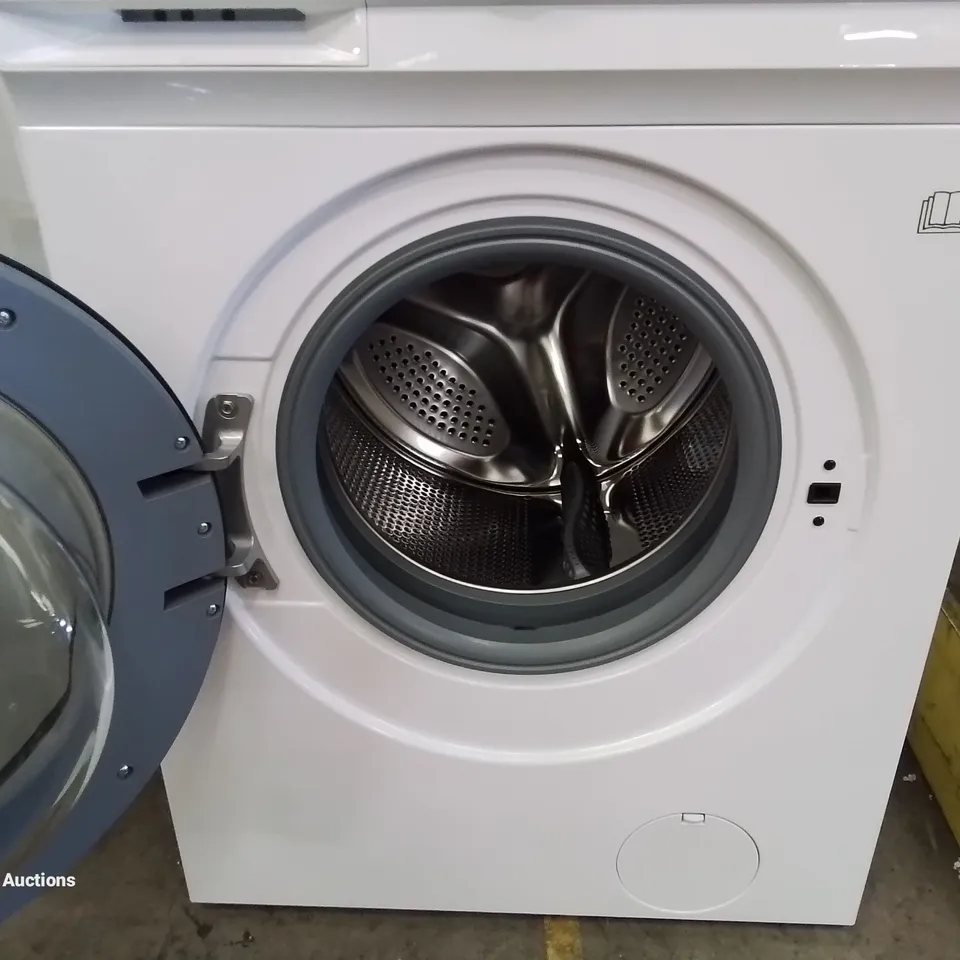 MIDEA ENERGY SAVING FREESTANDING WASHER DRYER, BRIGHT LED DISPLAY, HEALTH GUARD, STEAM, 1400RPM, 8KG/5KG LOAD, MF10ED80B, WHITE