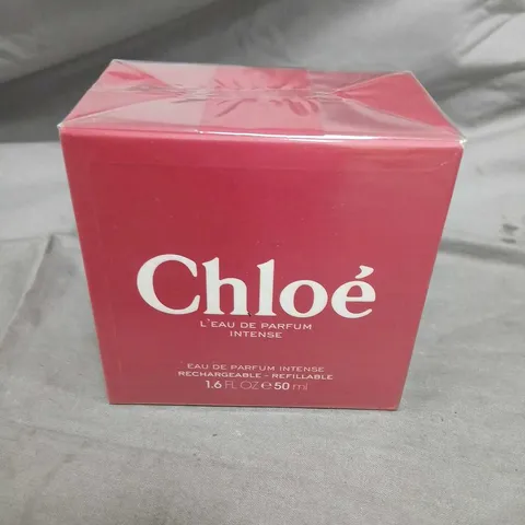 BOXED AND SEALED CHLOE L'EAU DE PARFUM INTENSE REFILLABLE 50ML