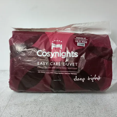 COSYNIGHTS EASY CARE DUVET SINGLE 10.5 TOG DUVET