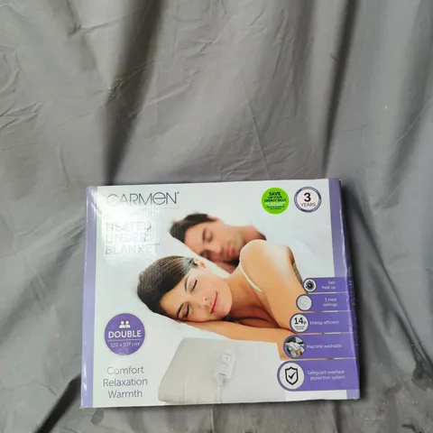 CARMEN ELECTRIC HEATED BLANKET – DOUBLE (120 X 107 CM)