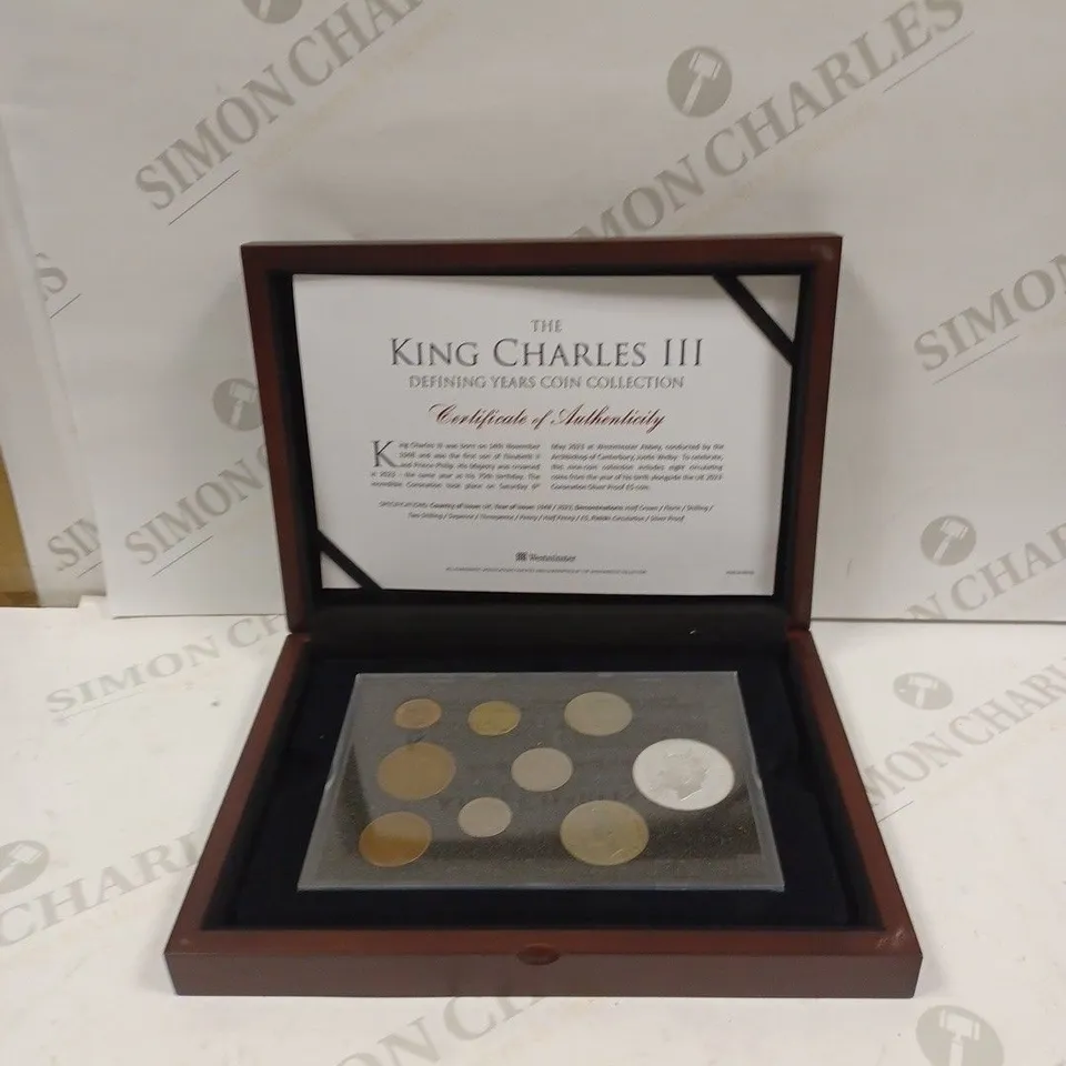 THE KING CHARLES III DEFINING YEARS COIN COLLECTION 