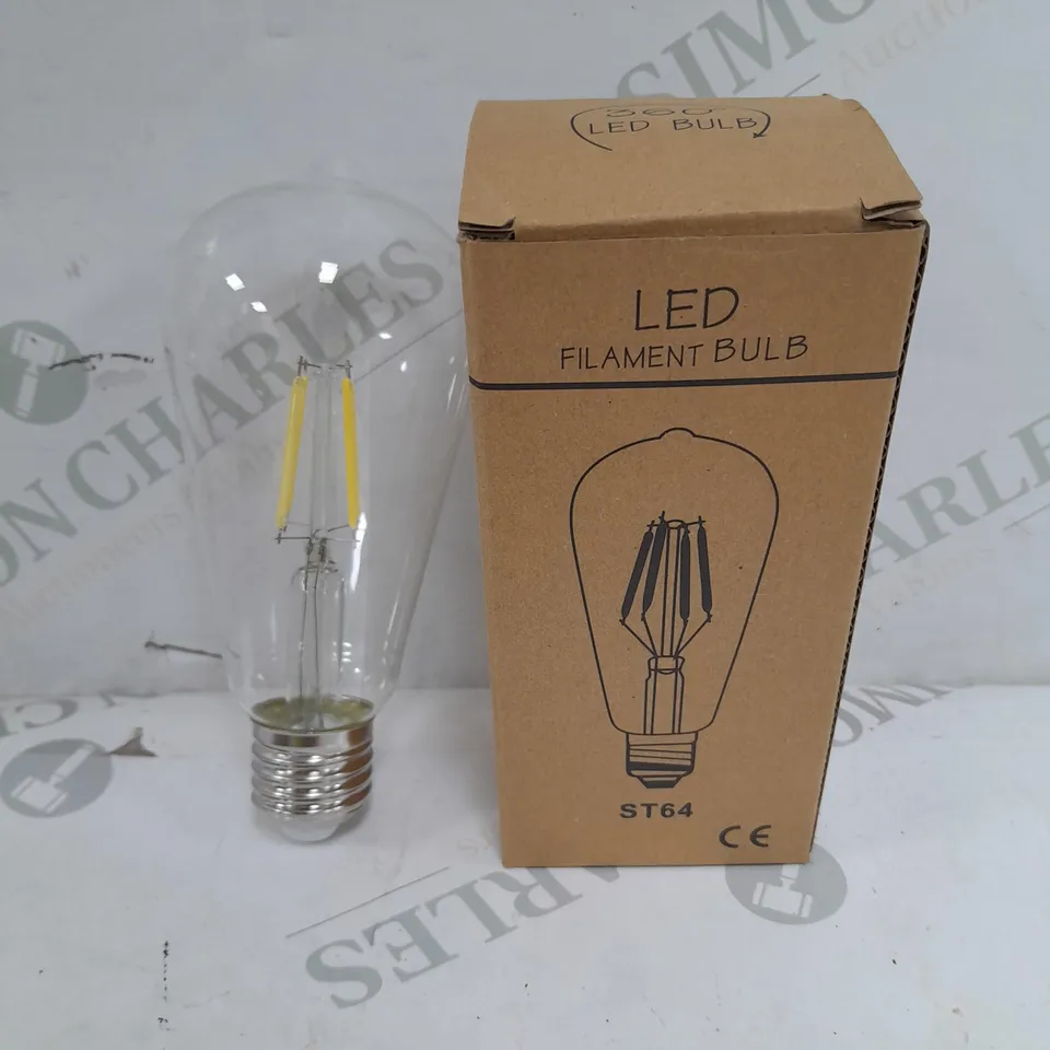 BOXED SET OF 6 LED FILAMENT BULB ST64