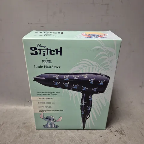 BRAND NEW BOXED DISNEY STITCH IONIC HAIRDRYER