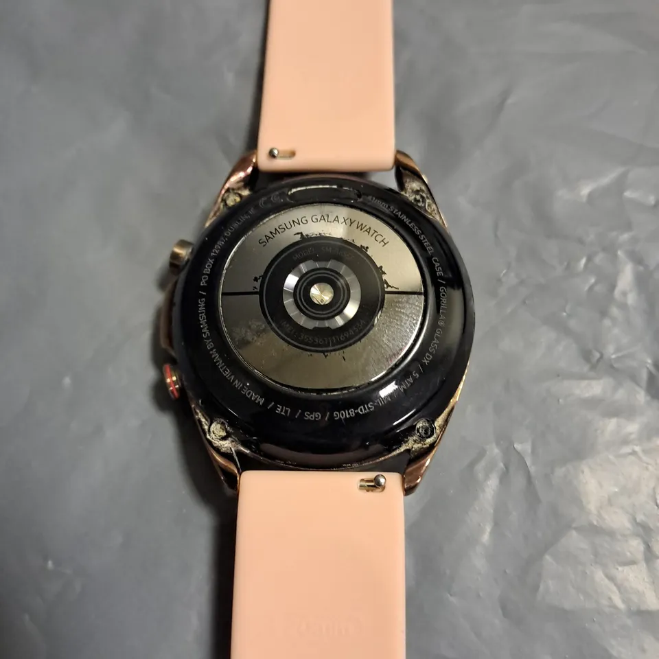 UNBOXED SAMSUNG GALAXY WATCH 3 41MM WITH PALE PINK STRAP