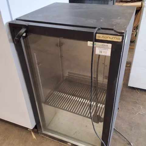 AUTONUMIS SINGLE CLEAR DOOR BAR BACK FRIDGE