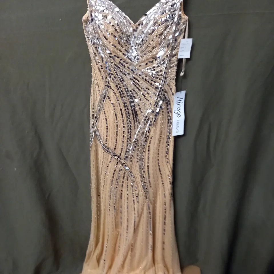 MIRAGE COUTURE EMBELLISHED OCCASIONAL DRESS - 10