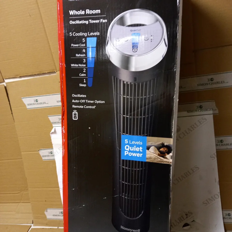 HONEYWELL QUIETSER OSCILLATING TOWER FAN 