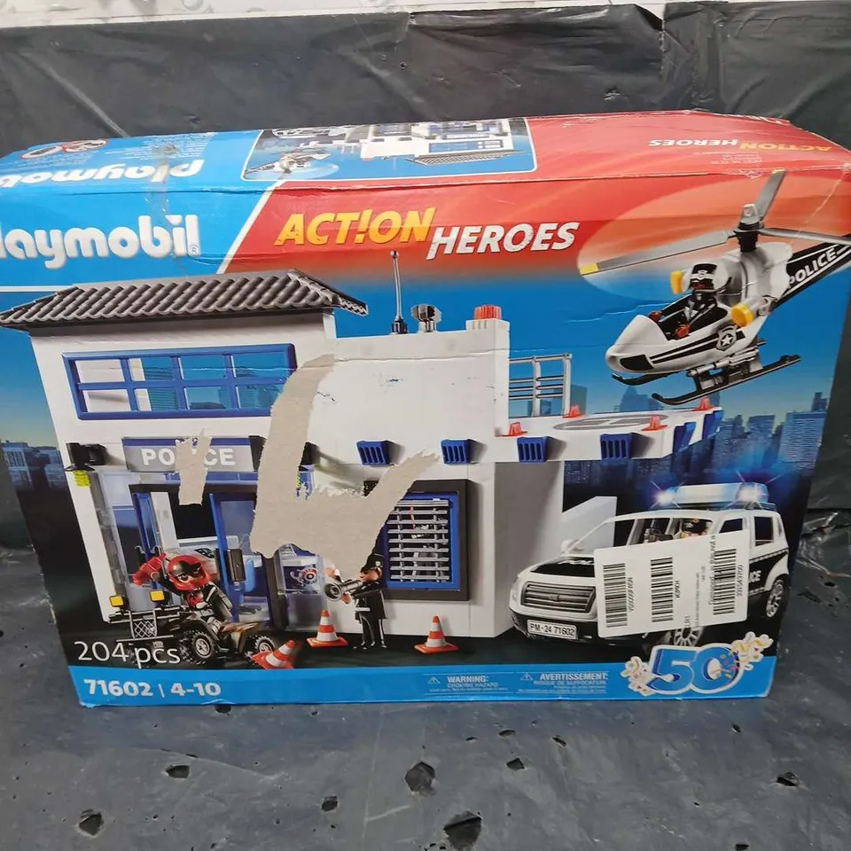 BOXED PLAYMOBILE ACTION HEROES TOY SET  